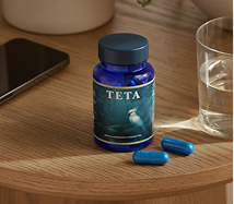 Taking a capsule from jar