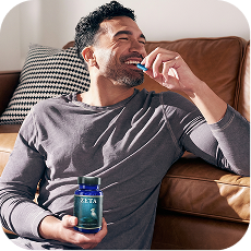 Person holding DM-02 jar